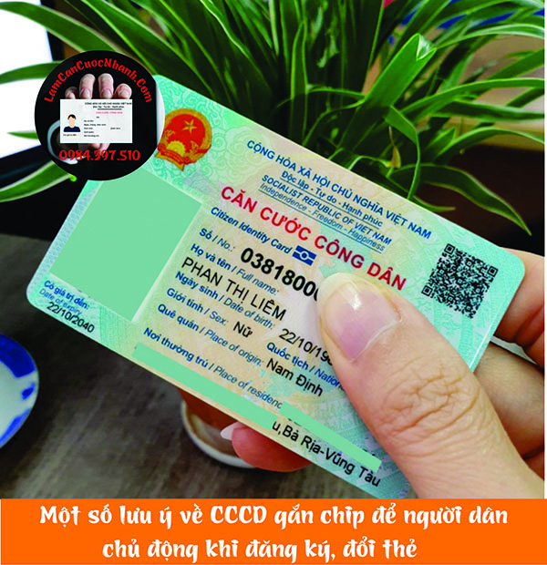 Một số lưu ý về CCCD gắn chip để người dân chủ động khi đăng ký, đổi thẻ