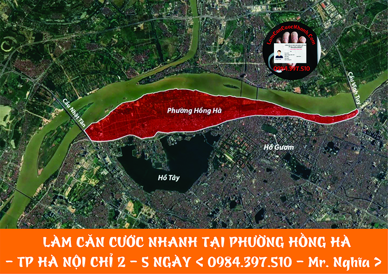 Làm Căn Cước Nhanh Tại PHƯỜNG HỒNG HÀ