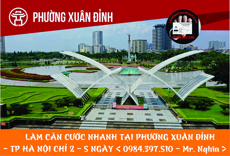 Làm Căn Cước Nhanh Tại PHƯỜNG XUÂN ĐỈNH
