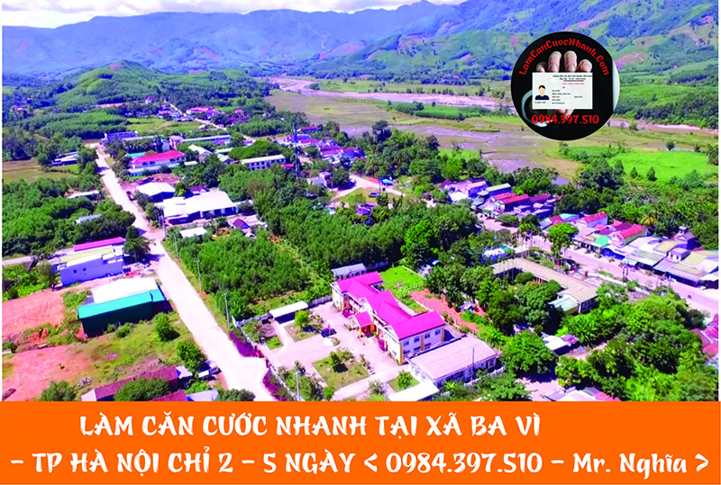 Làm Căn Cước Nhanh Tại XÃ BA VÌ