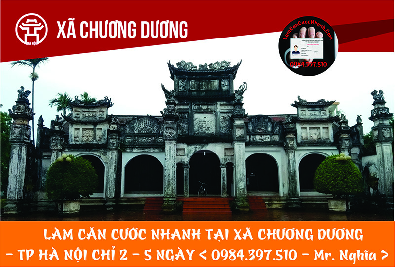 Làm Căn Cước Nhanh Tại XÃ CHƯƠNG DƯƠNG