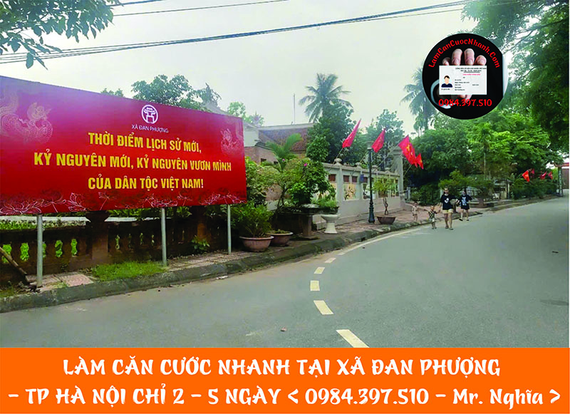 Làm Căn Cước Nhanh Tại XÃ ĐAN PHƯỢNG