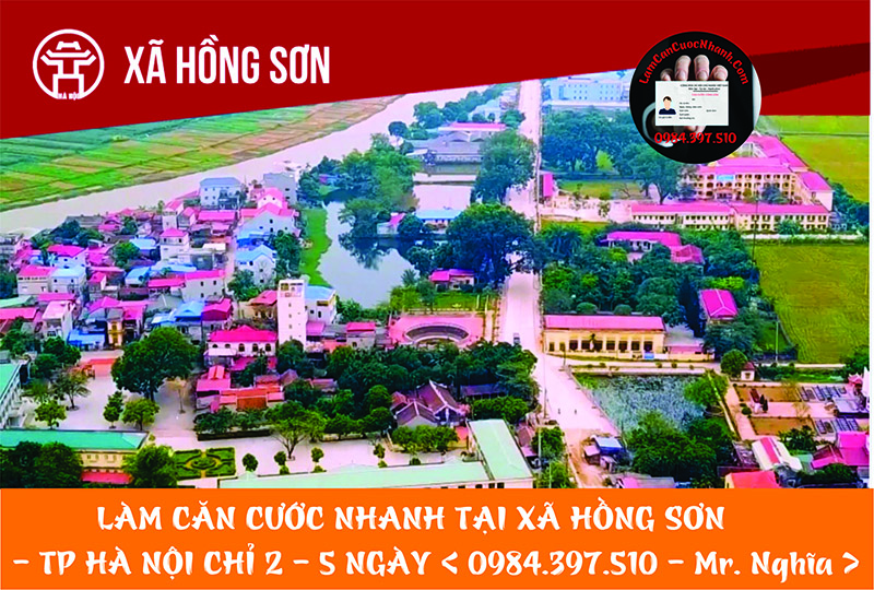 Làm Căn Cước Nhanh Tại XÃ HỒNG SƠN