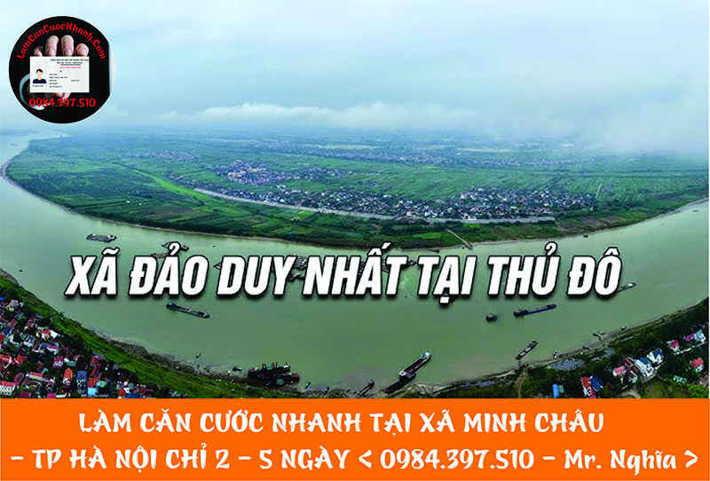 Làm Căn Cước Nhanh Tại XÃ MINH CHÂU