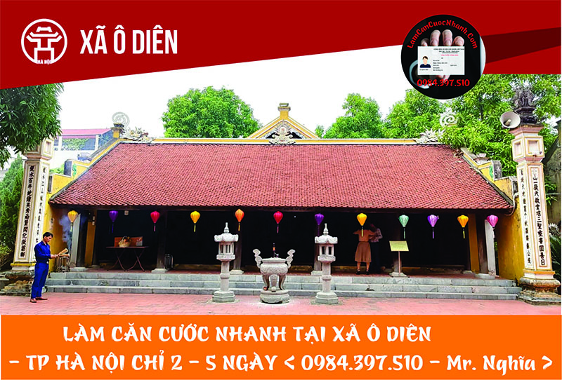 Làm Căn Cước Nhanh Tại XÃ Ô DIÊN