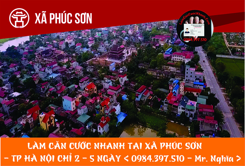 Làm Căn Cước Nhanh Tại XÃ PHÚC SƠN
