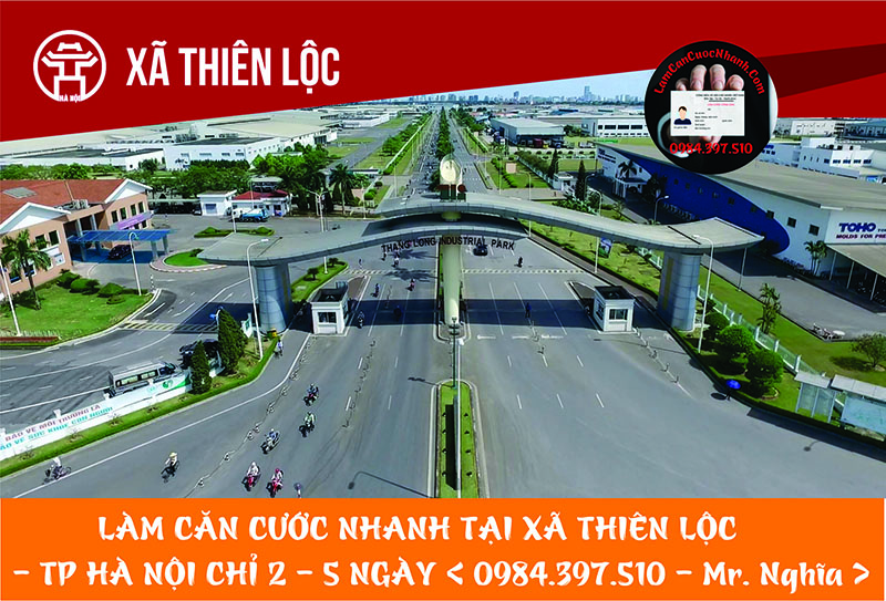 Làm Căn Cước Nhanh Tại XÃ THIÊN LỘC